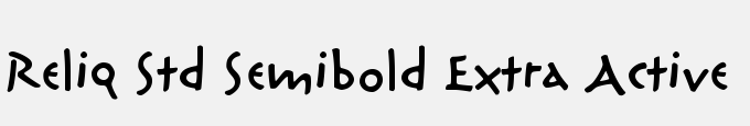 Reliq Std Semibold Extra Active