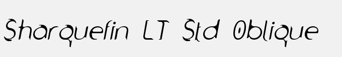 Sharquefin LT Std Oblique