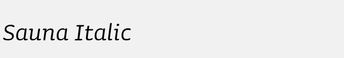 Sauna-Italic