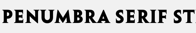 Penumbra Serif Std Bold