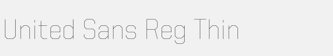 United Sans Reg Thin