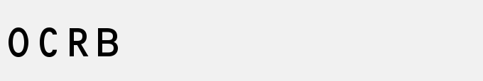 OCRB Medium