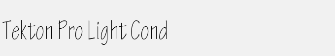 Tekton Pro Light Condensed