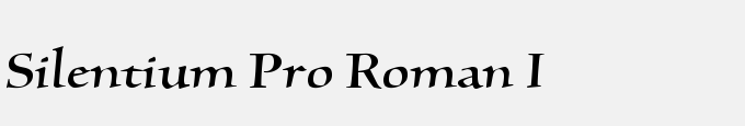 Silentium Pro Roman I