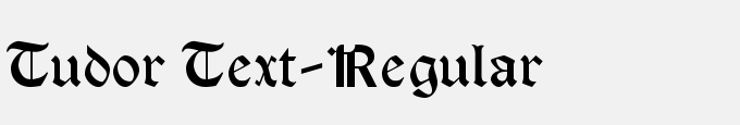 Tudor Text-Regular