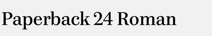 Paperback 24 Roman