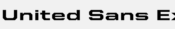 United Sans Ext Heavy