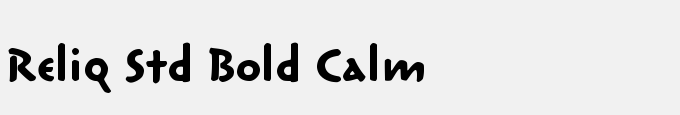 Reliq Std Bold Calm