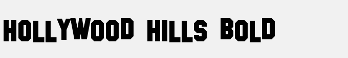 Hollywood Hills Bold
