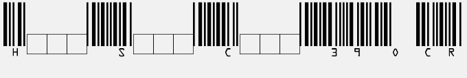 Hard Soft Code 39 OCR