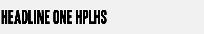 Headline One HPLHS