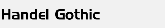 Handel Gothic