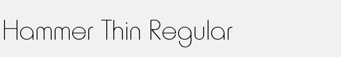 Hammer Thin Regular