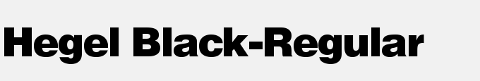 Hegel Black-Regular