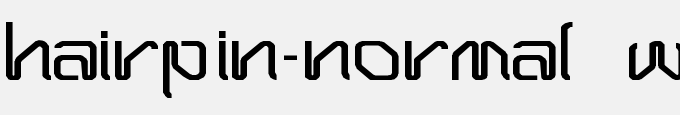 Hairpin-Normal Wd