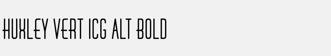 Huxley Vert ICG Alt Bold