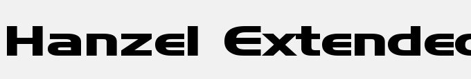 Hanzel Extended Bold
