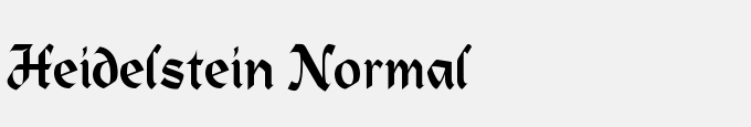 Heidelstein Normal