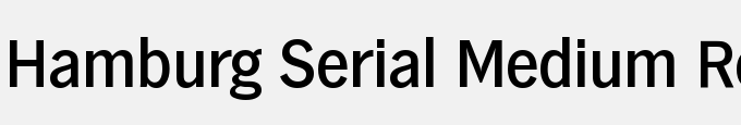 Hamburg-Serial-Medium-Regular