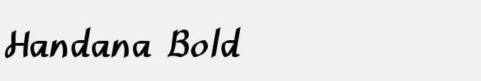 Handana Bold
