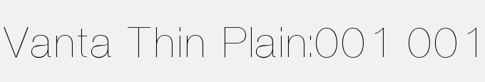 Vanta Thin Plain:001.001
