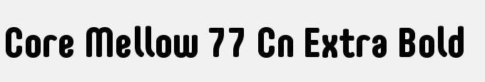 Core Mellow 77 Cn Extra Bold