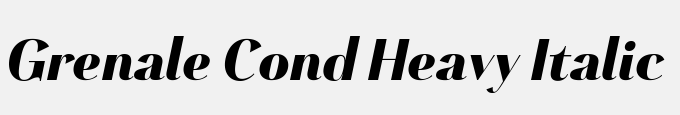 Grenale Cond Heavy Italic