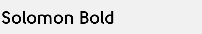 Solomon Bold