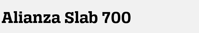 Alianza Slab 700