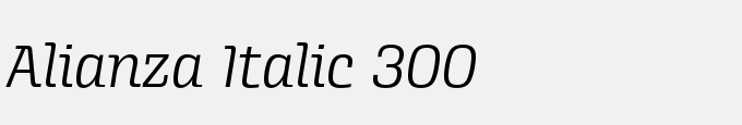 Alianza Italic 300