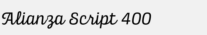 Alianza Script 400