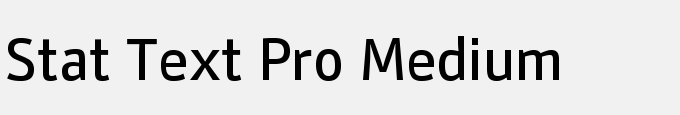 Stat Text Pro Medium