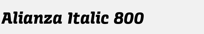 Alianza Italic 800