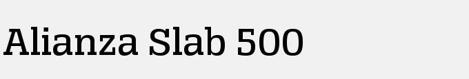 Alianza Slab 500