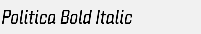 Politica Bold Italic