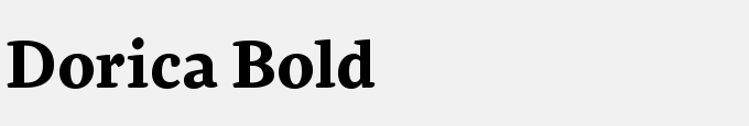 Dorica Bold