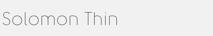Solomon Thin