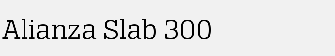 Alianza Slab 300