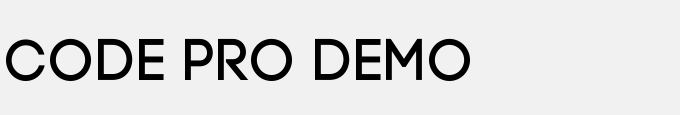 Code Pro Demo