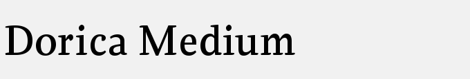 Dorica Medium