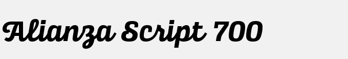 Alianza Script 700