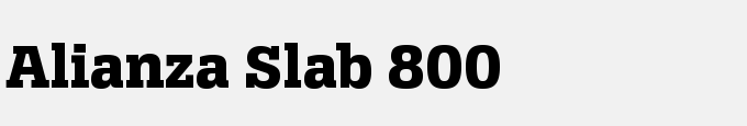 Alianza Slab 800