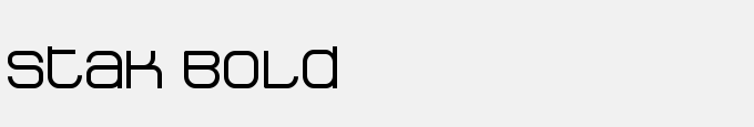 Stak Bold