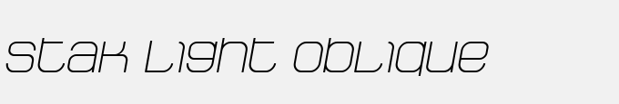 Stak Light Oblique