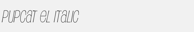Pupcat El-Italic