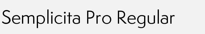 Semplicita Pro Regular