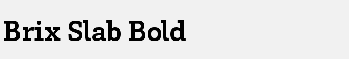 Brix Slab Bold