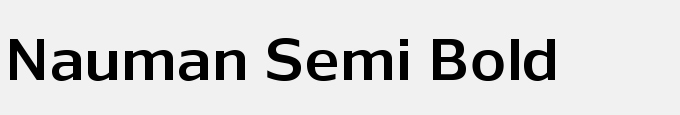 Nauman Semi Bold