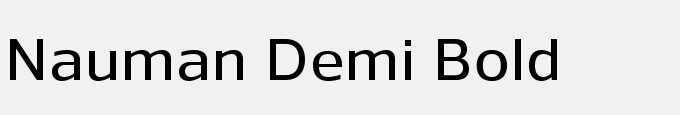 Nauman Demi Bold