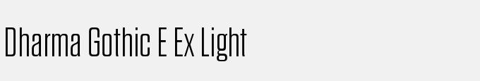 Dharma Gothic E Ex Light
